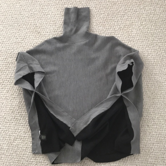 Ann Taylor Turtleneck Poncho Sweater - Picture 2 of 8